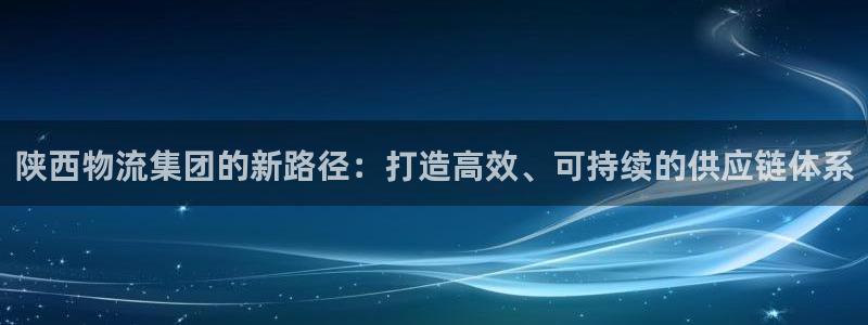 狗子28PG电子游戏：陕西物流集团的