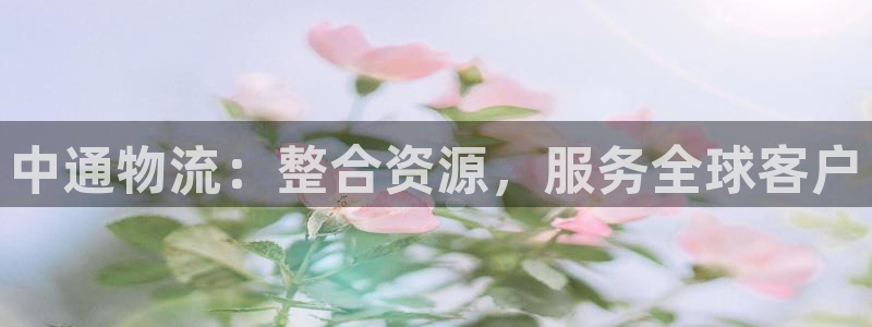 狗子28官方网站预测：中通物流：整合资源，服务全球客户